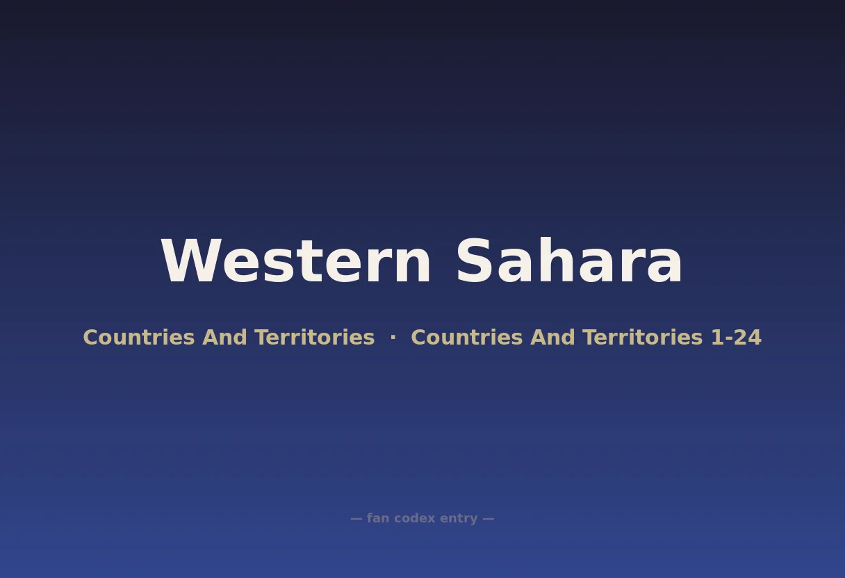 Western Sahara